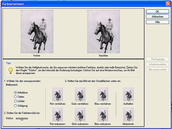 Bilder kolorieren mit Photoshop